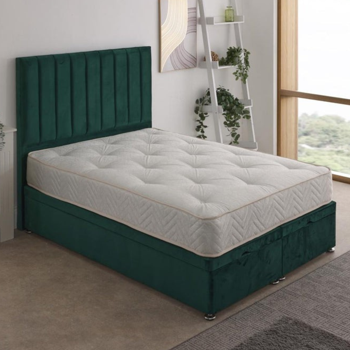 Premium Ottoman Storage Divan Bed (End Lift)