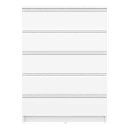 Fribo Chest Of 5 Drawers in Alpine White