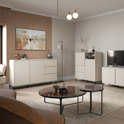 Avenale Sideboard 2 Door 3 Drawer in Cashmere