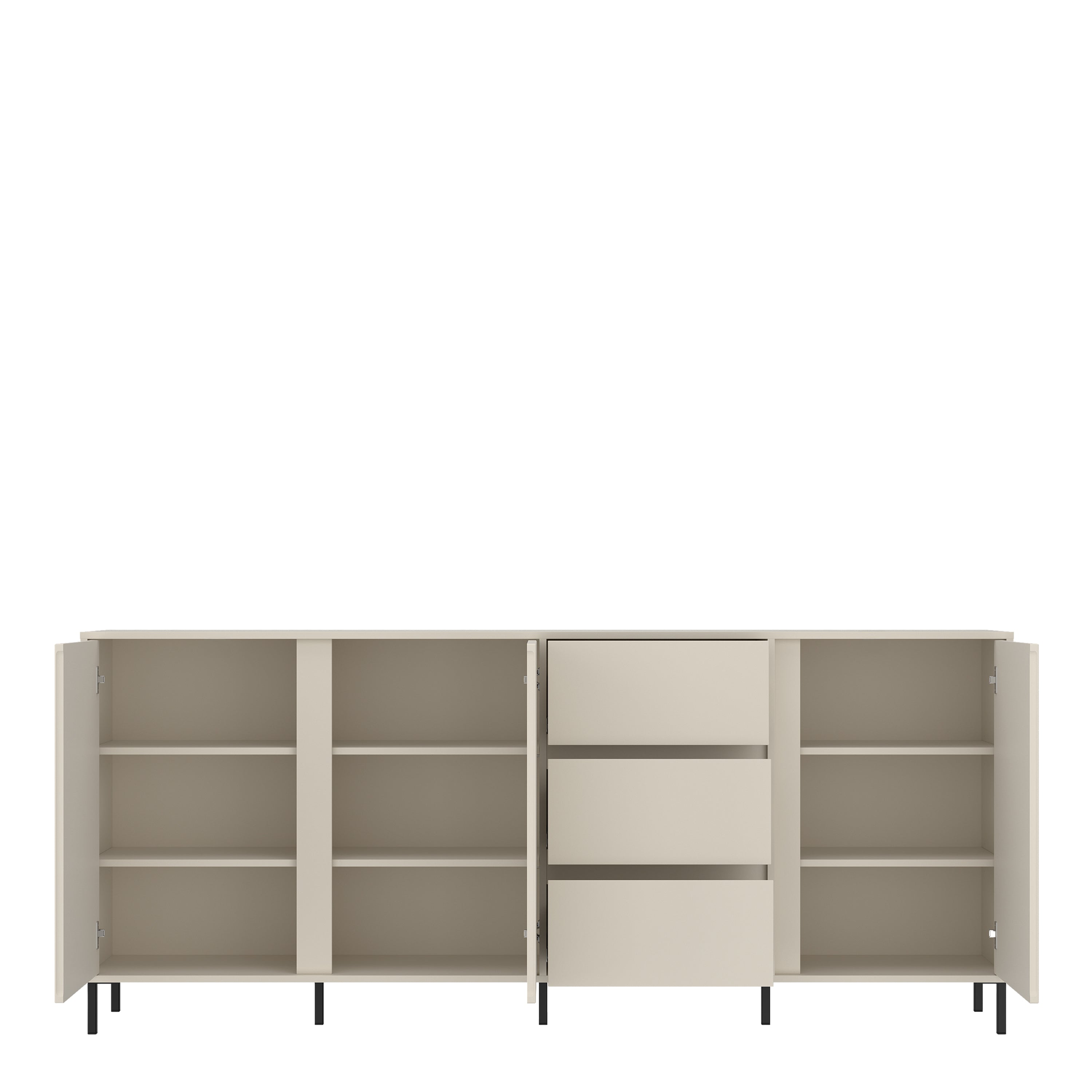 Avenale Sideboard 3 Door 3 Drawer in Cashmere
