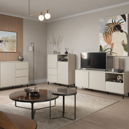 Avenale Sideboard 2 Door 2 Drawer in Cashmere