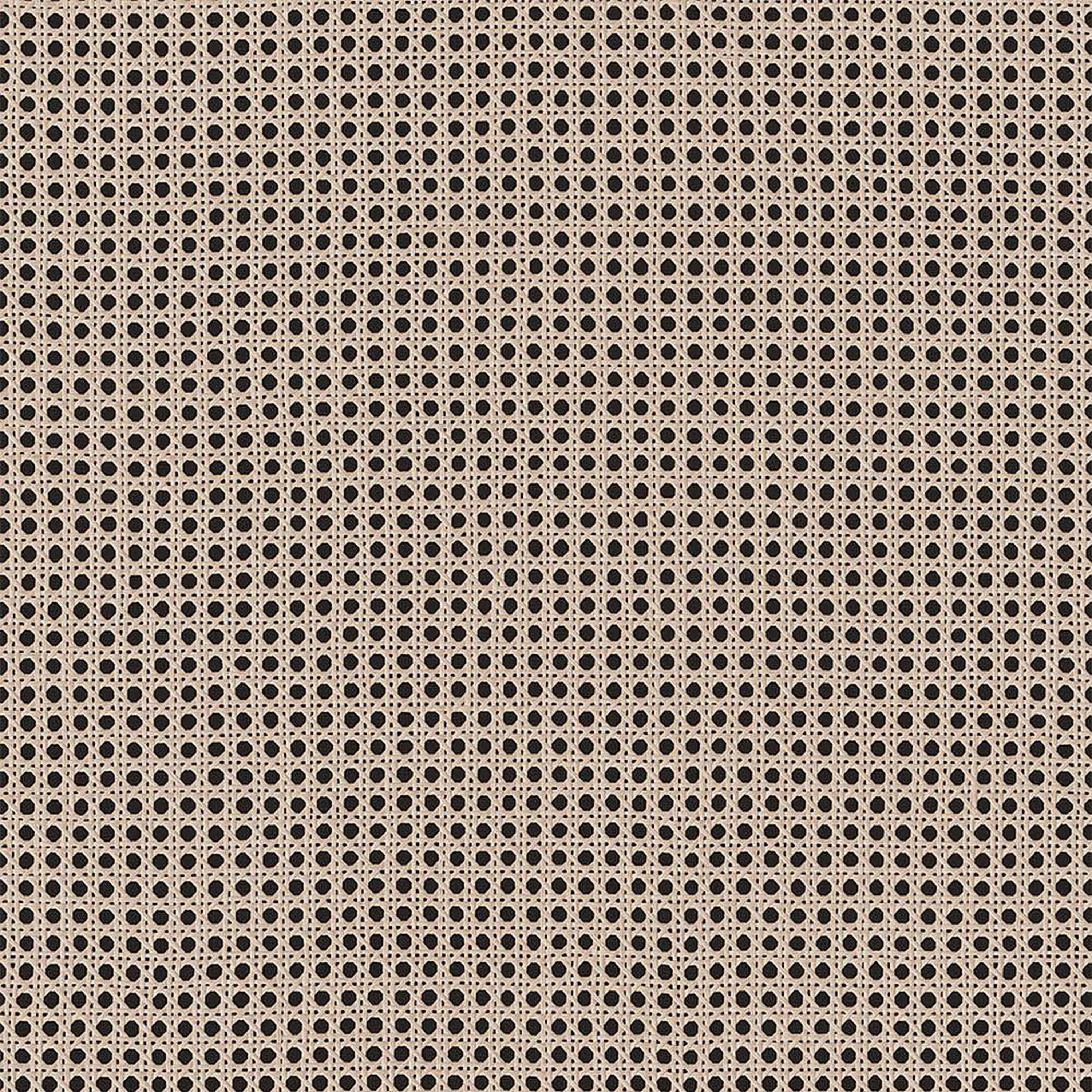 Cestino Coffee Table with 1 Drawer in Jackson Hickory Oak and Rattan Effect