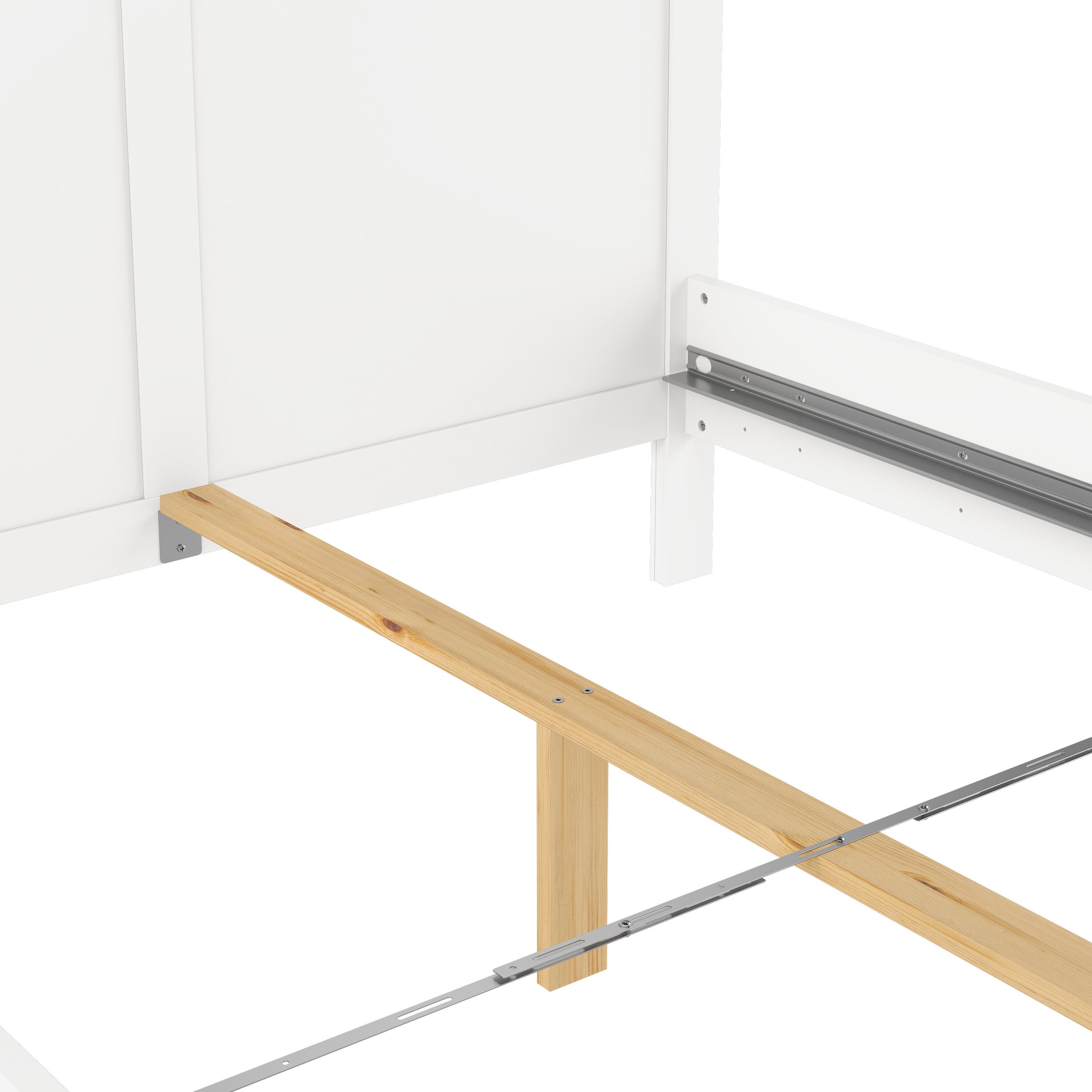 Paris Wardrobe with 2 Doors in White