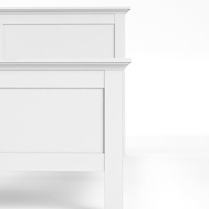 Paris Super King Bed (180 x 200) in White