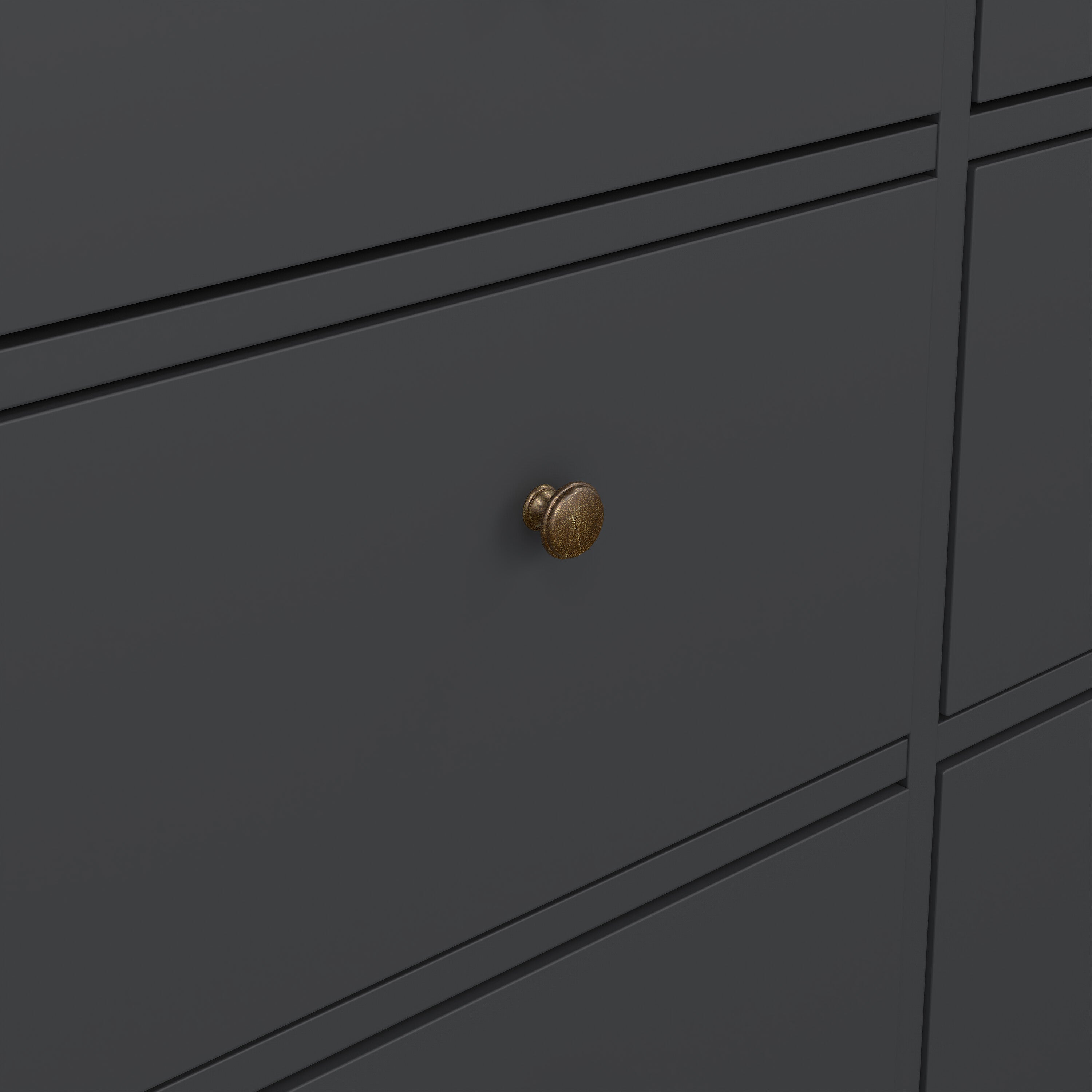 Paris Nightstand 1 Door + 1 Drawer in White