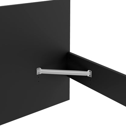 Naia Single Bed 3ft (90 x 190) in Black Matt