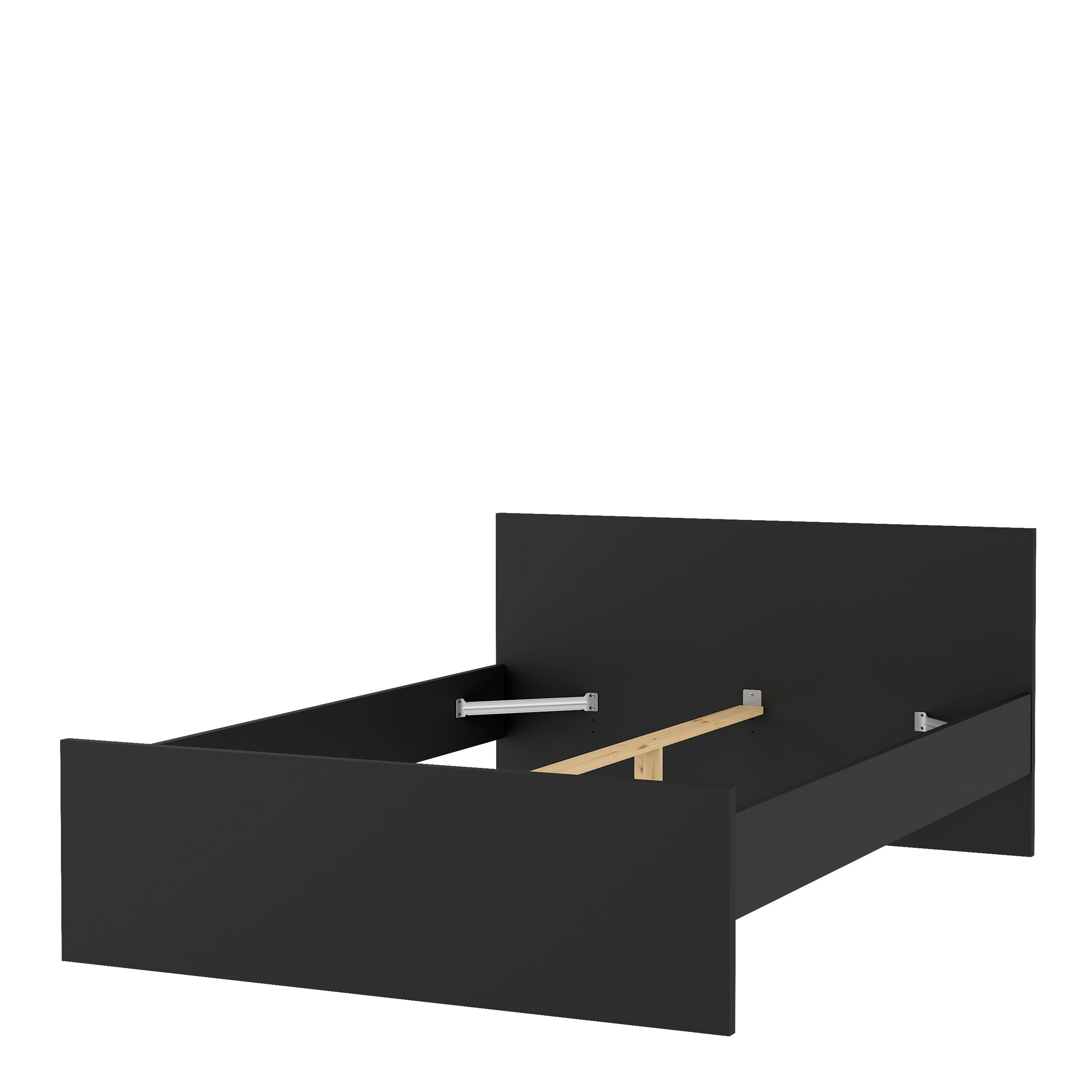 Naia Double Bed 4ft6 (140 x 190) in Black Matt