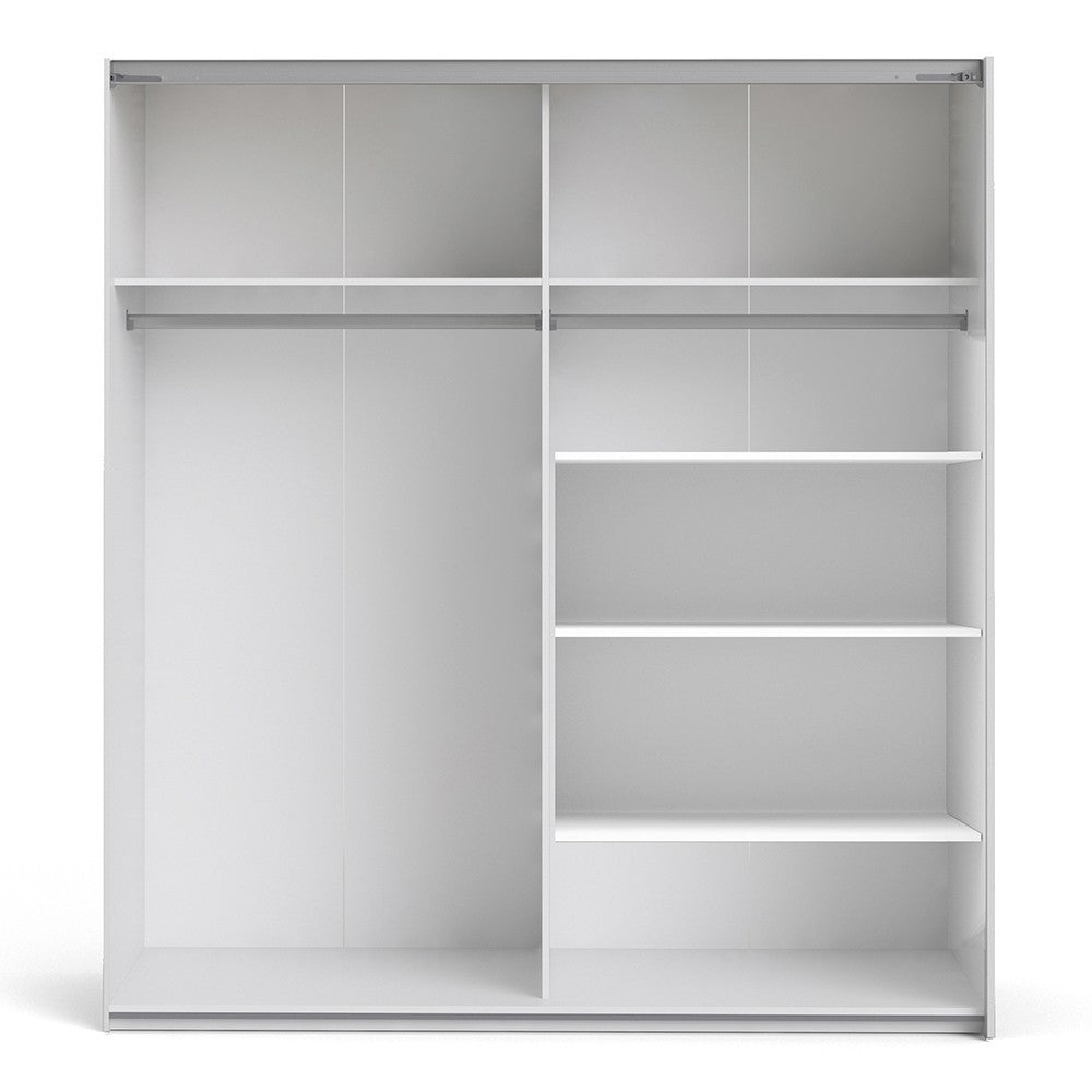 Verona Set of Shelves - Wide (for 180cm Wardrobe) in White