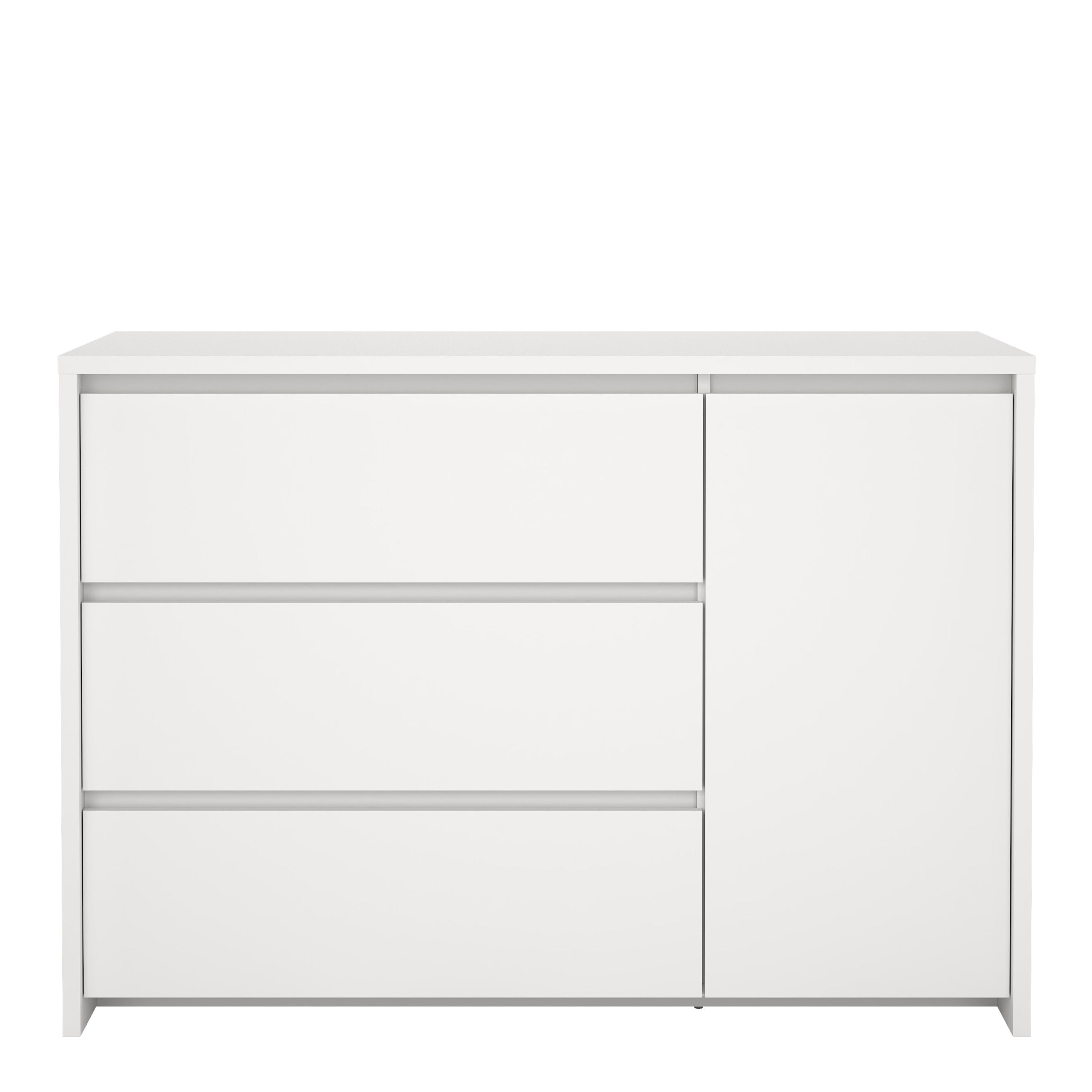 Next Sideboard with 1 door and 3 drawers White