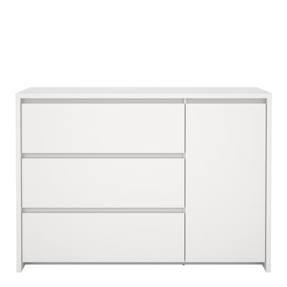 Next Sideboard with 1 door and 3 drawers White