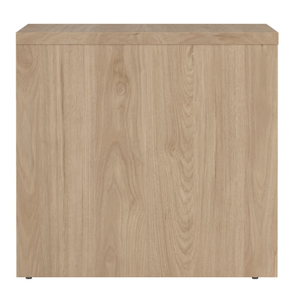 Next Nightstand 2 drawers Jackson Hickory White high gloss