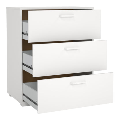 Sofia Chest 3 drawers White