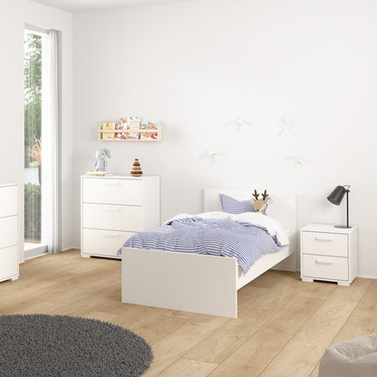 Sofia Nightstand 2 drawers White