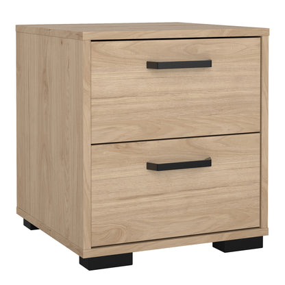 Sofia Nightstand 2 drawers Jackson Hickory