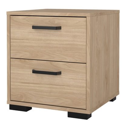 Sofia Nightstand 2 drawers Jackson Hickory