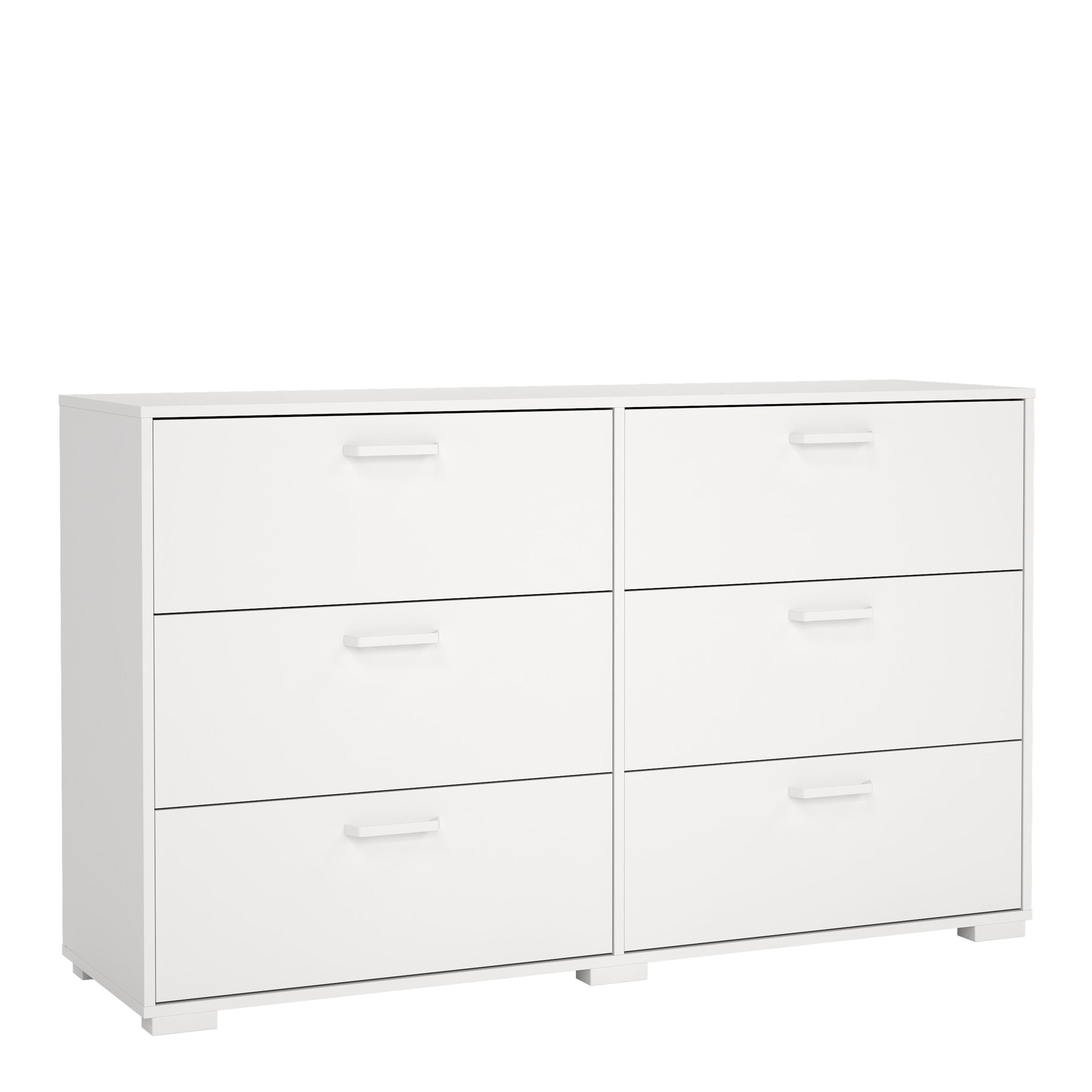 Sofia Double dresser 6 drawers White
