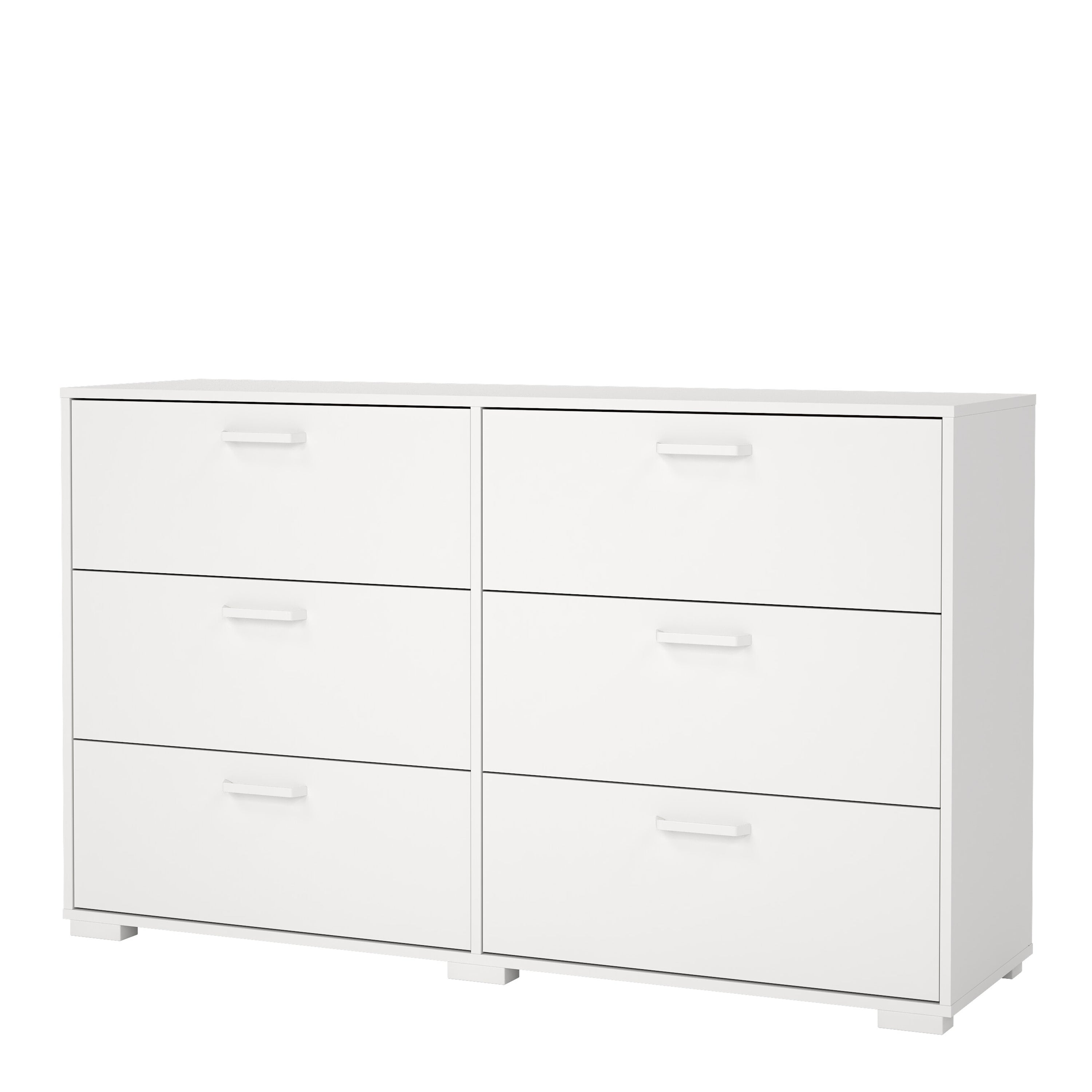 Sofia Double dresser 6 drawers White