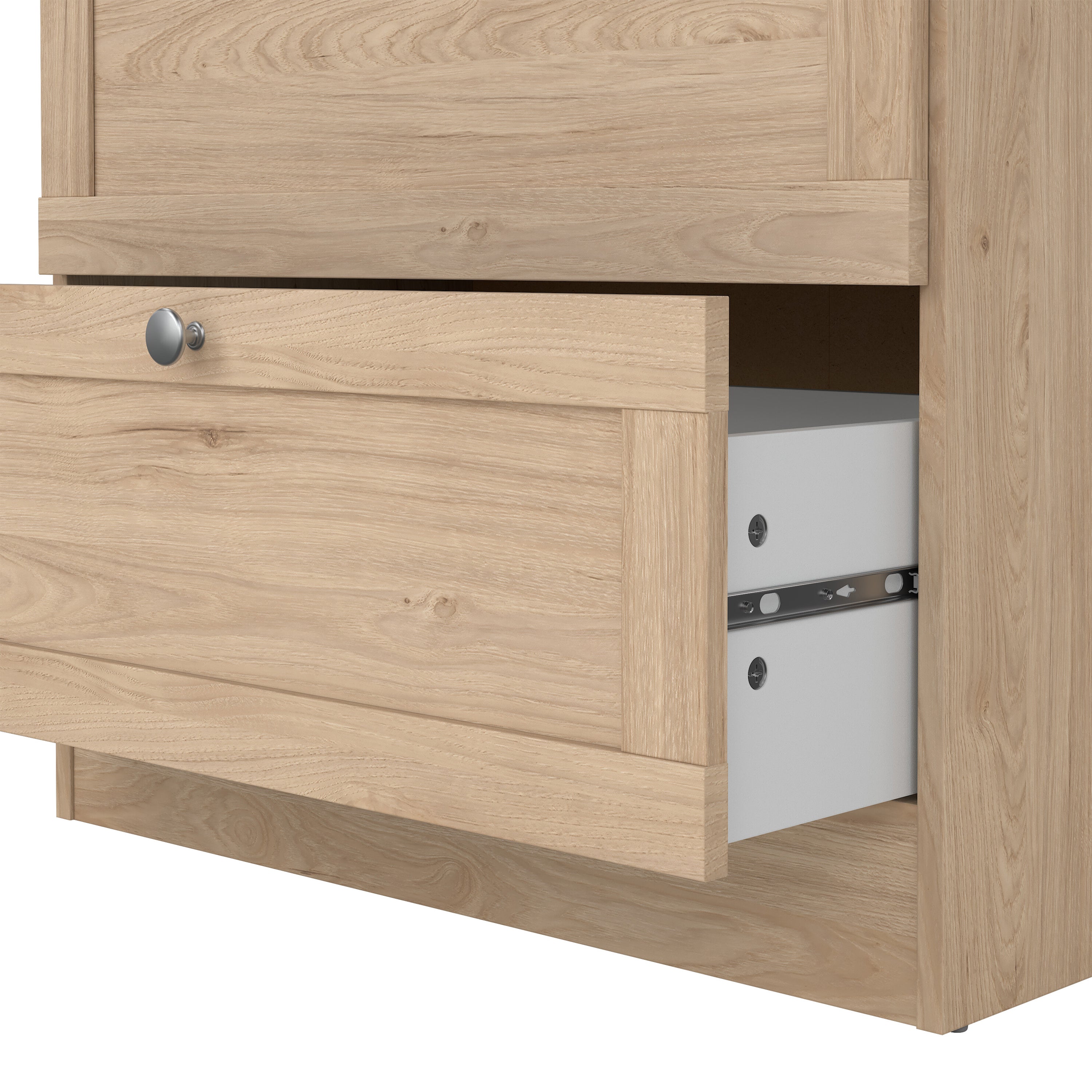 Brande Chest with 3 Frame Drawers in Jackson Hickory