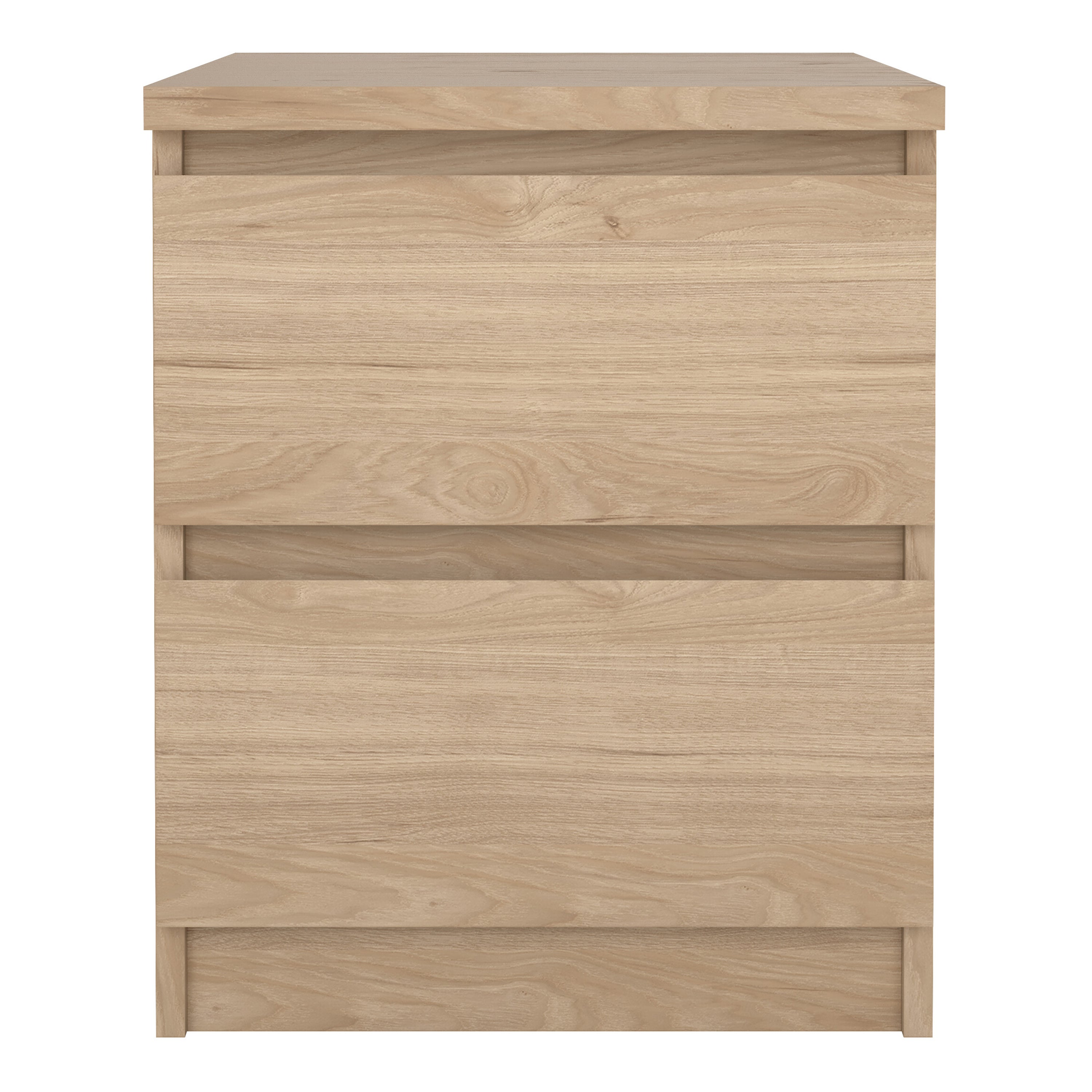 Naia Bedside 2 drawers in Jackson Hickory