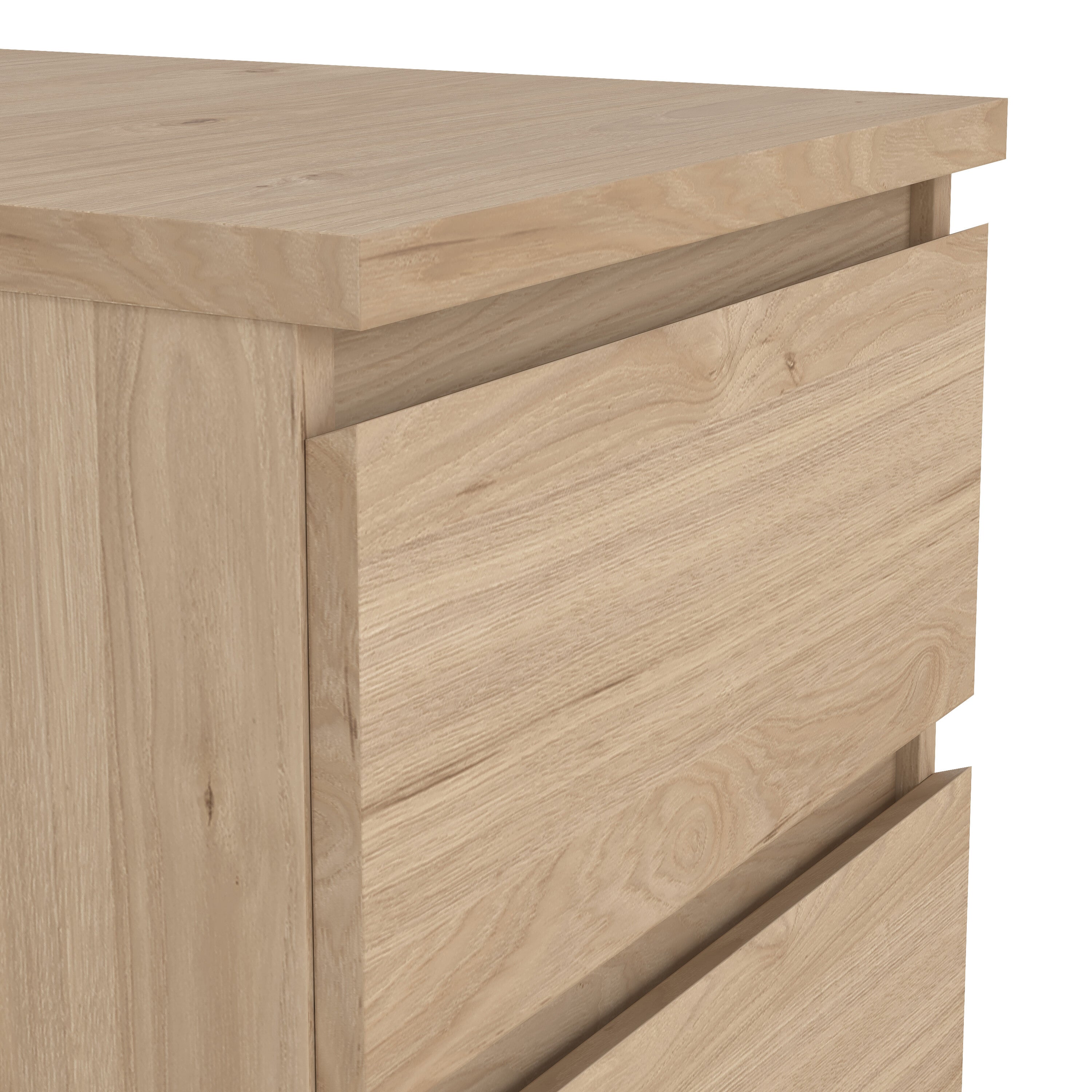 Naia Bedside 2 drawers in Jackson Hickory