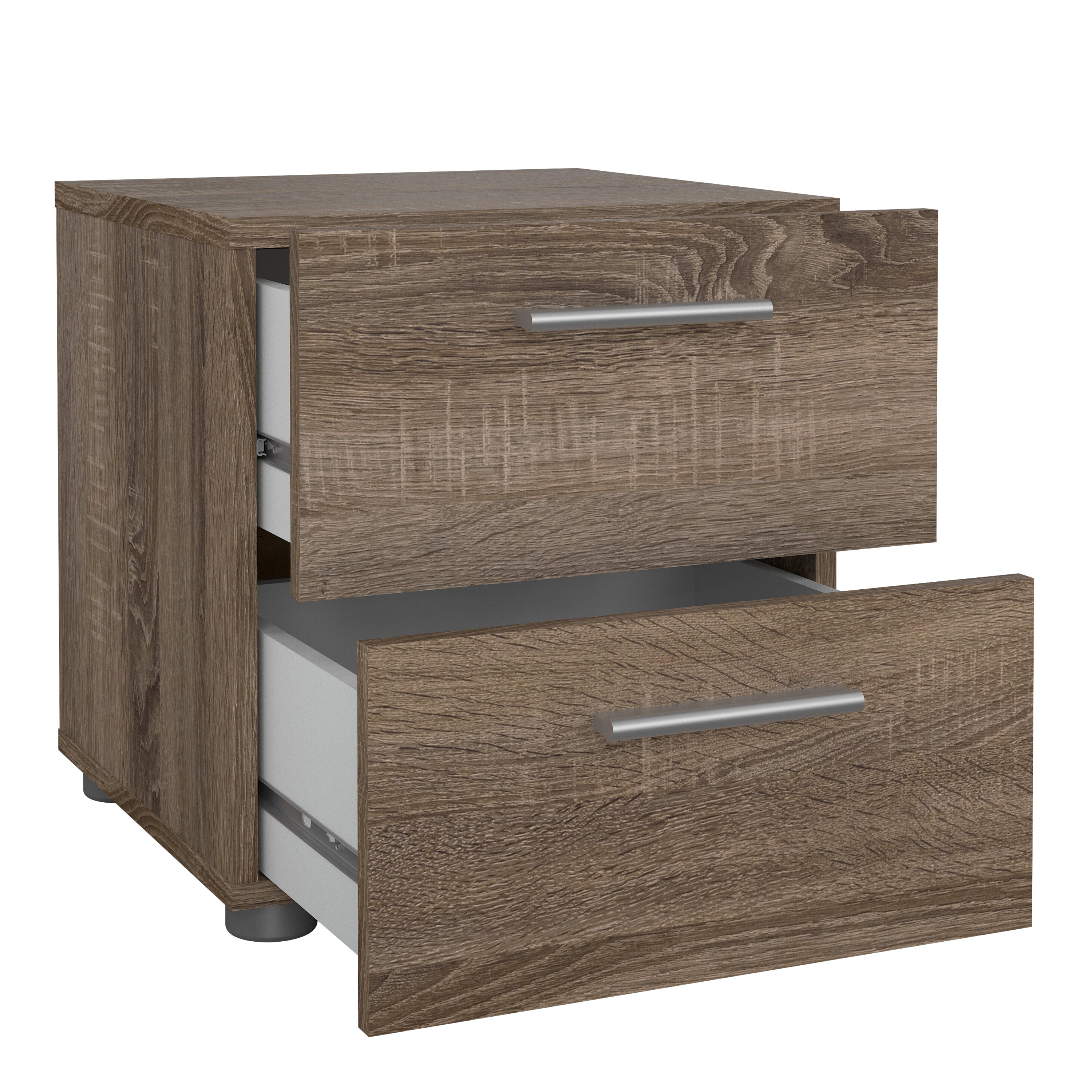Pepe Bedside 2 Drawers in Truffle Oak