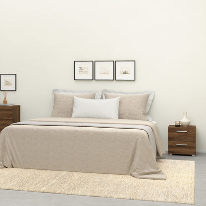 Pepe Bedside 2 Drawers in Walnut