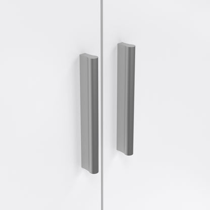 Pepe Wardrobe with 3 Doors in Oak with White High Gloss