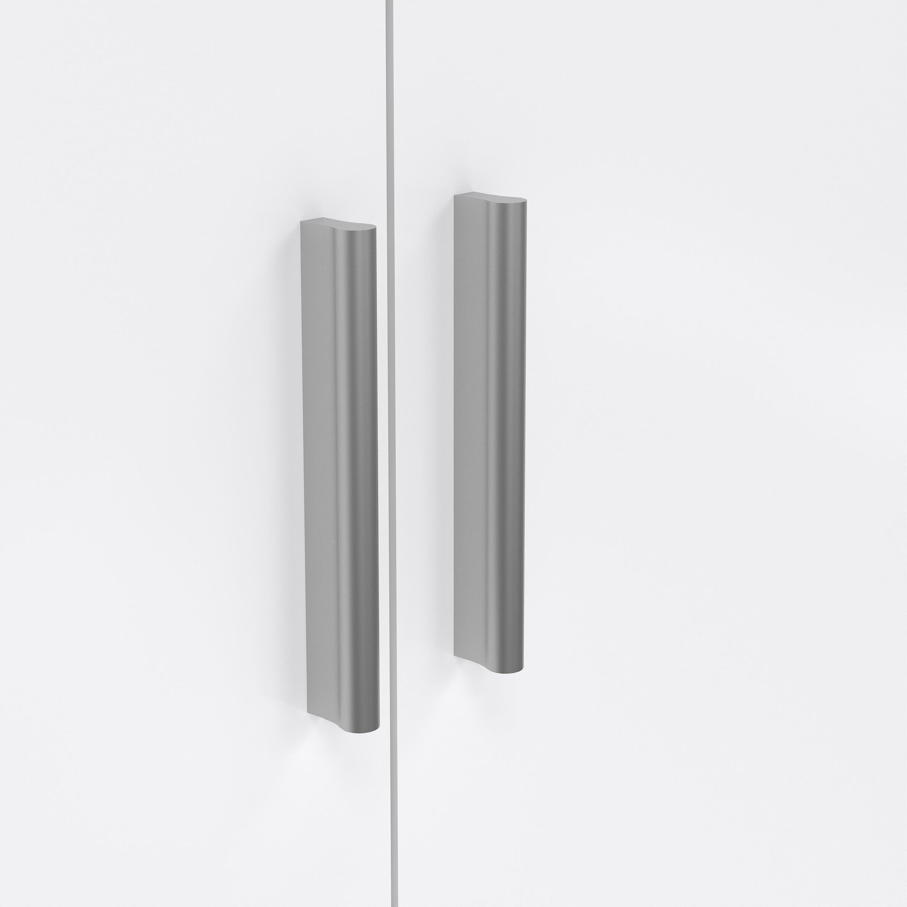 Pepe Wardrobe with 2 Doors in Oak with White High Gloss