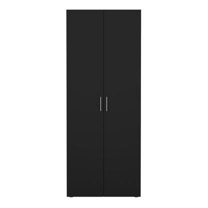 Pepe Wardrobe with 2 Doors in Black