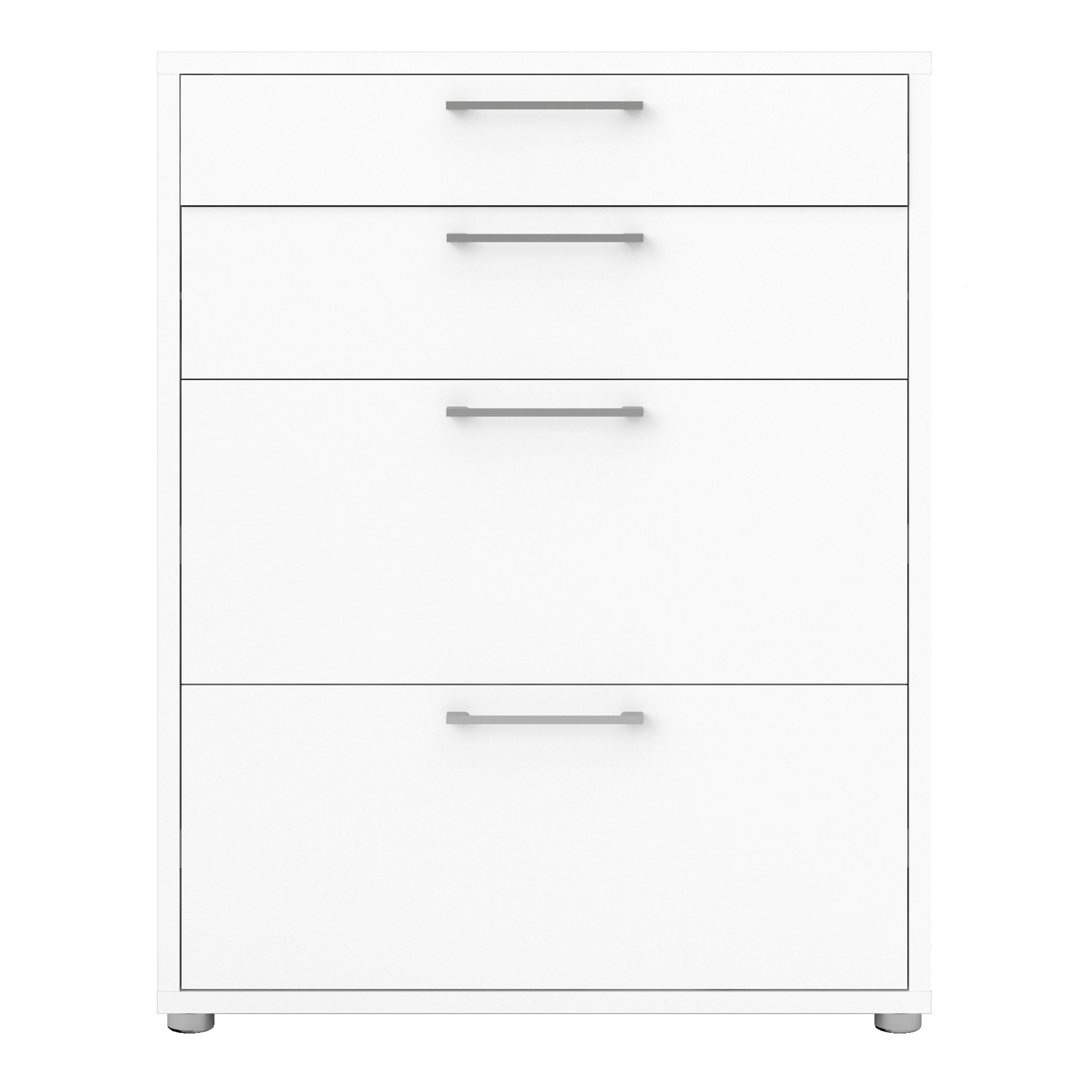 Prima Office Storage with 2 Drawers 2 File Drawers In White