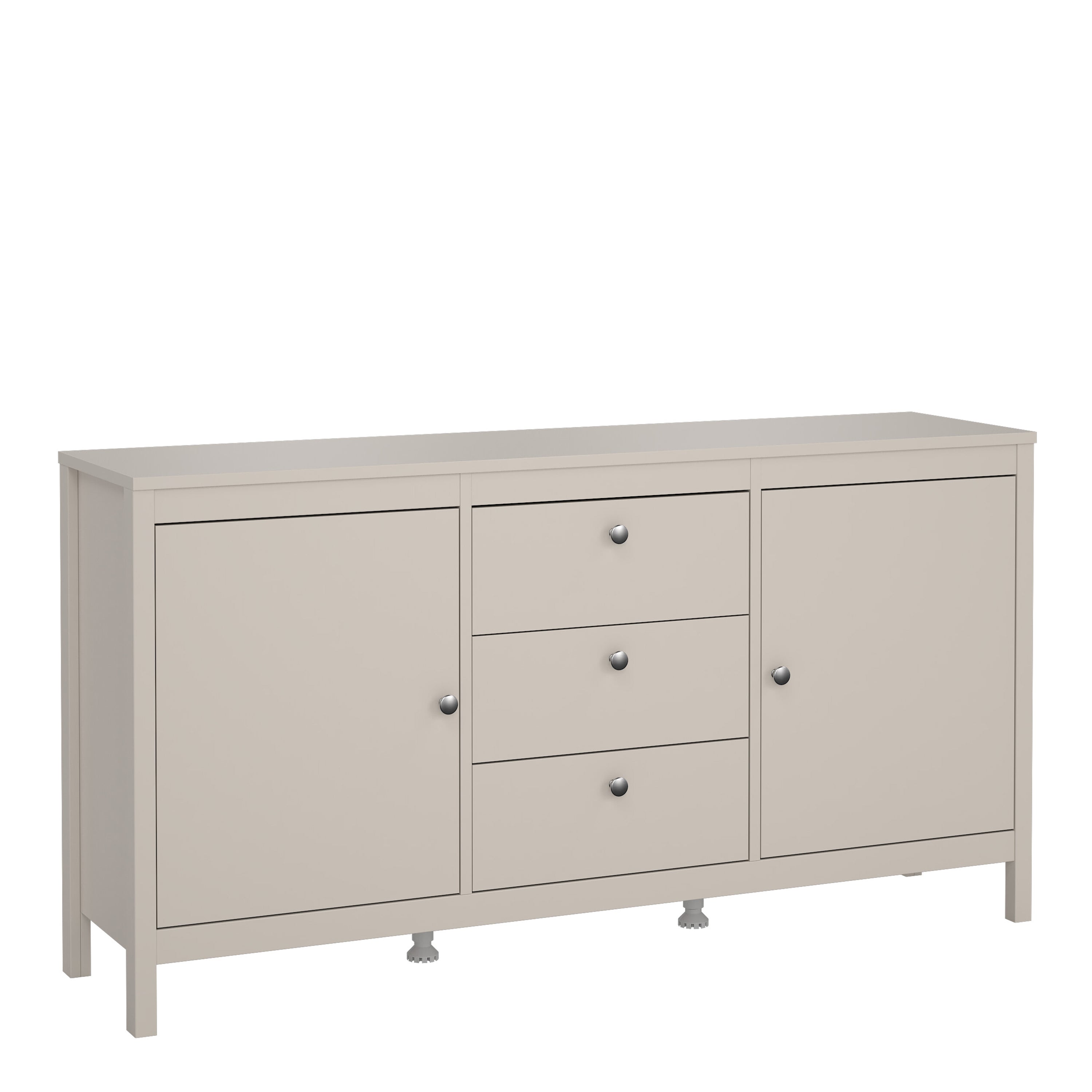 Barcelona Sideboard 2 Doors + 3 Drawers in Cashmere