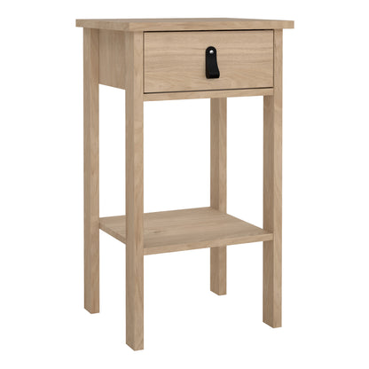 Barcelona Bedside Table with 1 Drawers in Jackson Hickory Oak