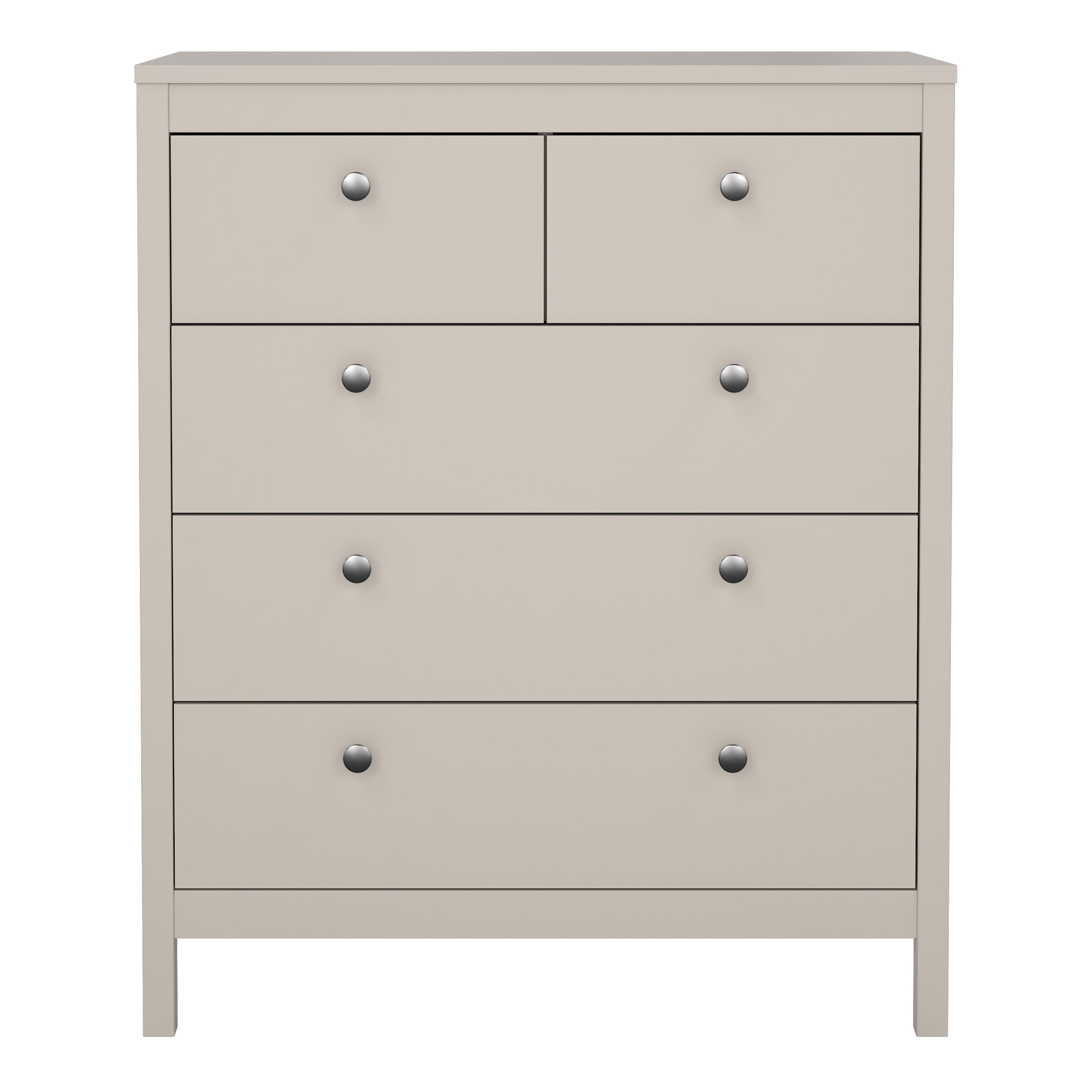 Madrid Chest 3+2 Drawers in Cashmere