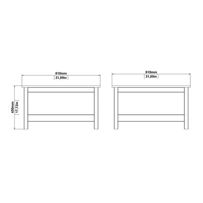Madrid Coffee Table in Jackson Hickory Oak