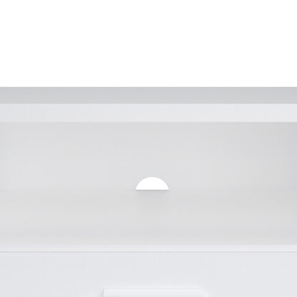 Media TV Unit with 2 Doors 1 Drawer 177cm White