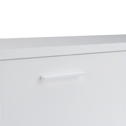 Media TV Unit with 2 Doors 1 Drawer 177cm White