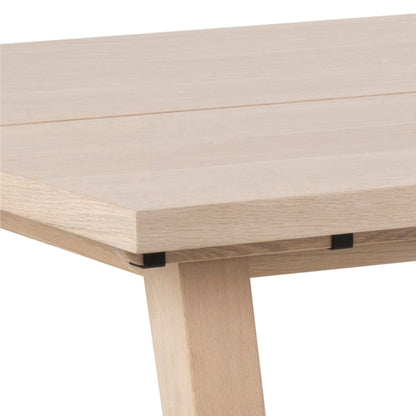 A-Line Extendable Dining Table in White Oak 200/286 x 74.6 x 95cm