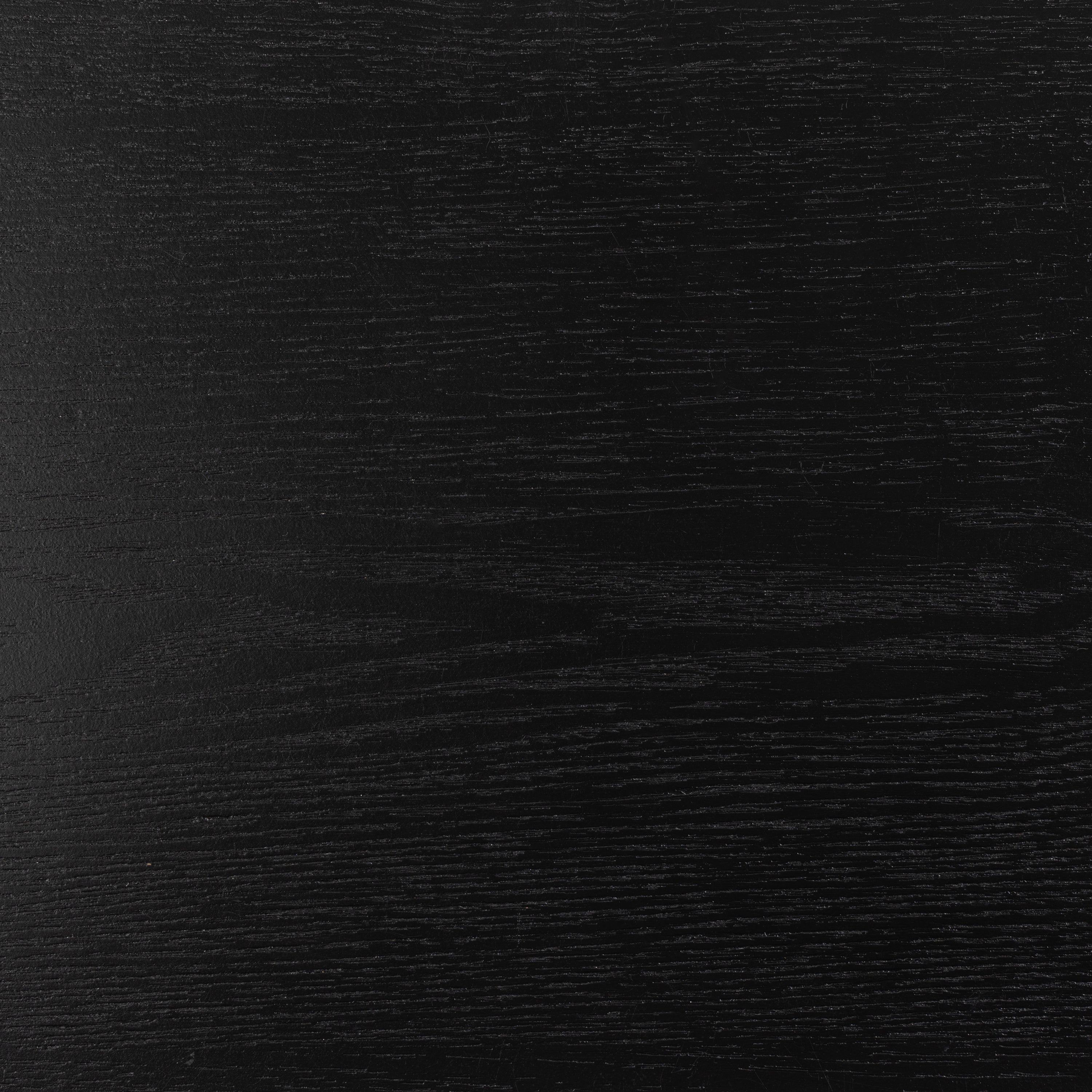 Seaford Wide Black Metal Bookcase with 4 Black Oak Shelves