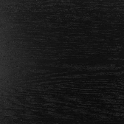 Seaford Wide Black Metal Bookcase with 4 Black Oak Shelves