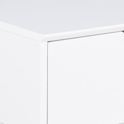 Mitra 1 Drawer Bedside Table in White