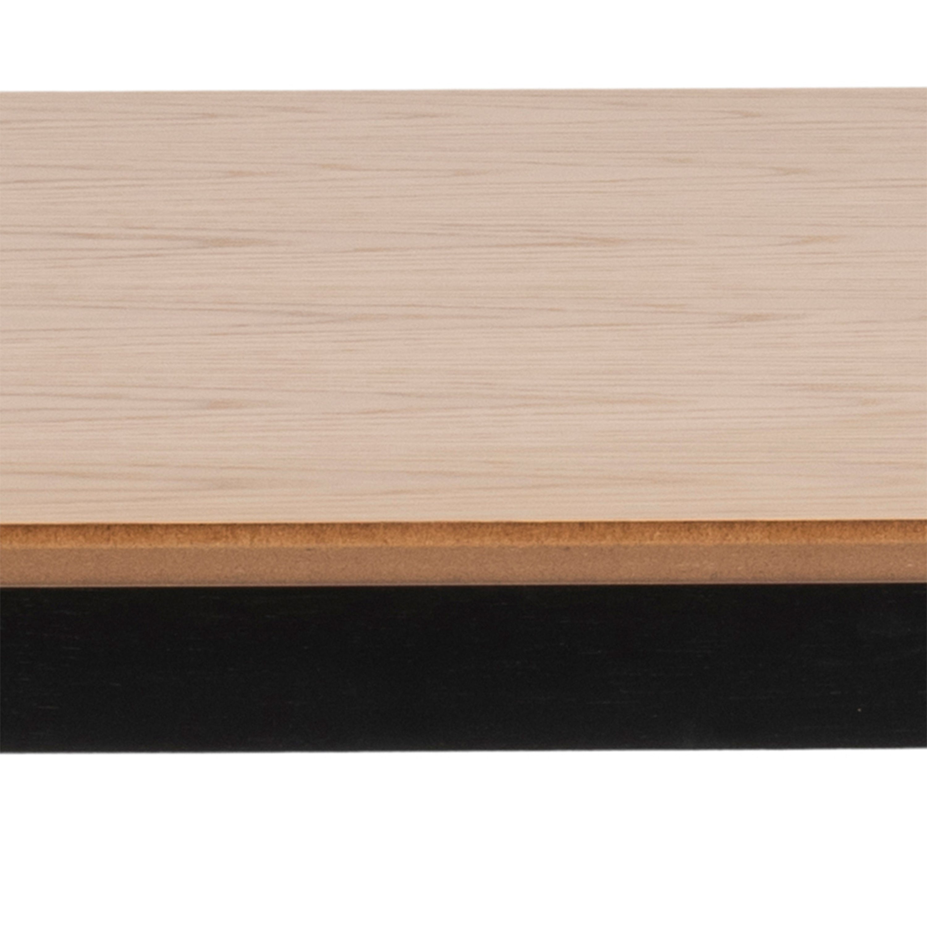 Roxby Dining Table in Oak & Black