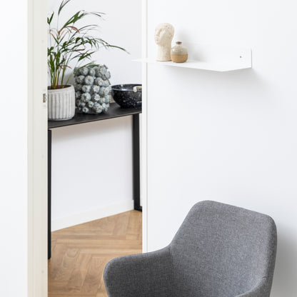 Joliet Rectangular Wall Shelf 50cm in White