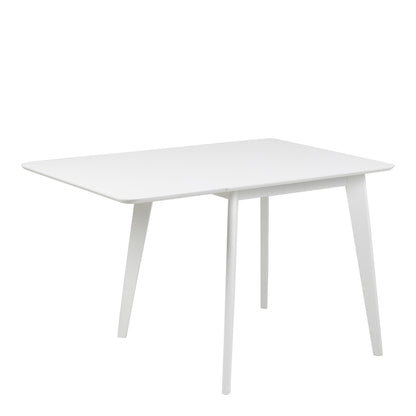 Roxby Square Dining Table in White Included 2 Roxby Dining Chair in White