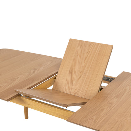 Montreux Rectangular Extending Dining Table in Oak 180-219 cm