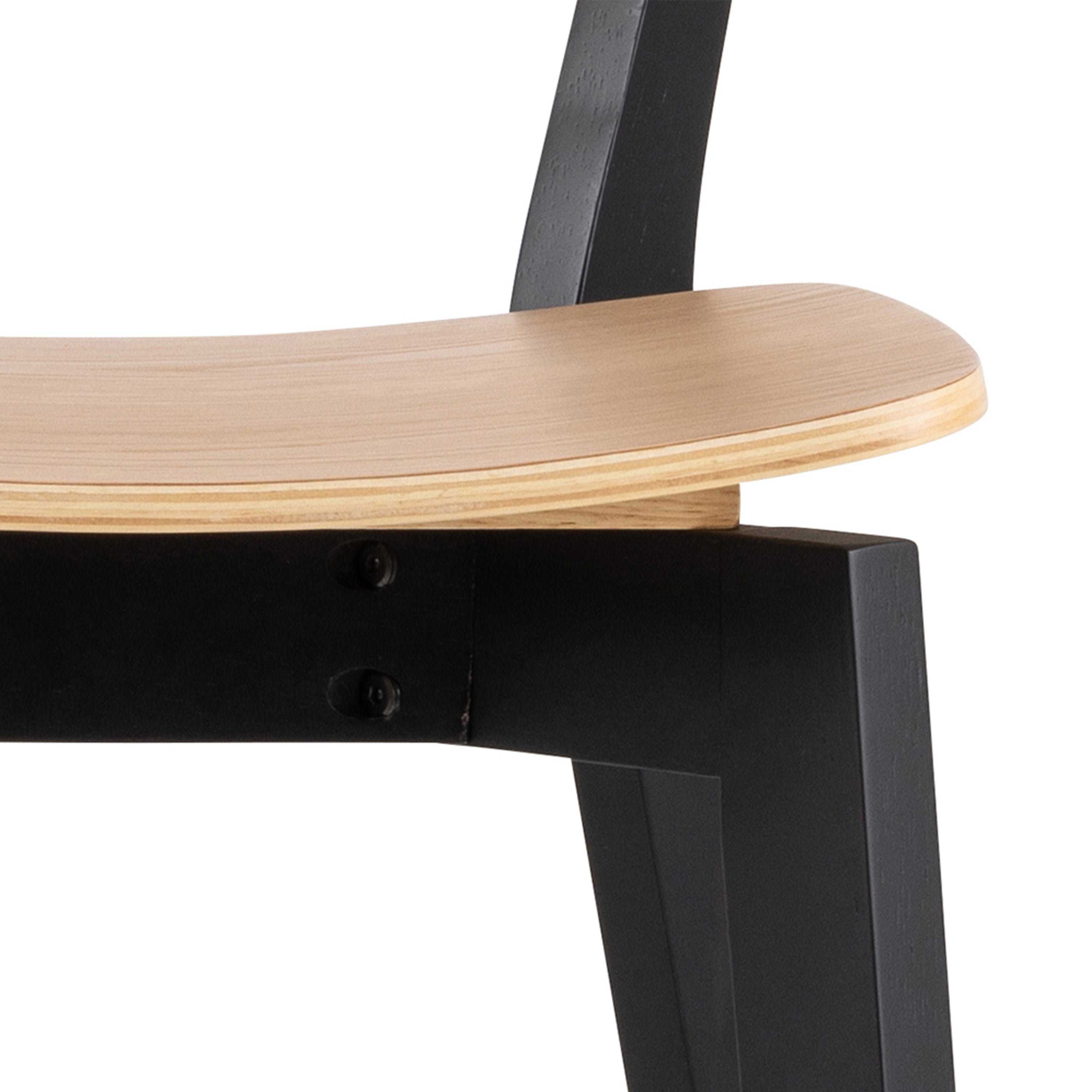 Roxby Bar Table Included 4 Roxby Bar Stool, Black and Oak