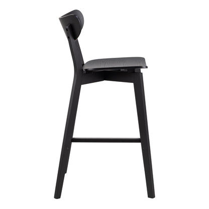 Roxby Bar Stool in Black Set of 2