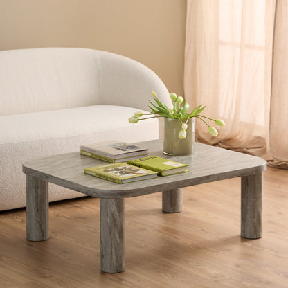 Solano Rectangular Coffee Table in grey 100 x 75 cm