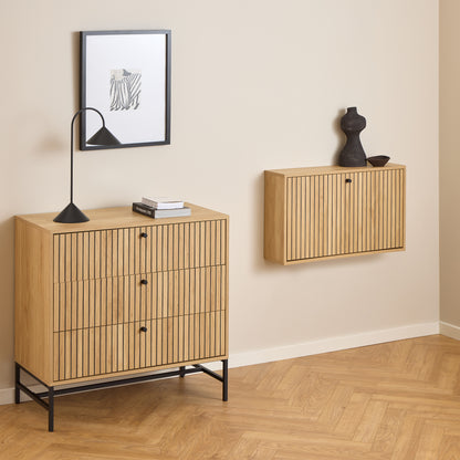 Albany Shoe Cabinet 1 Flip Down Door In Oak