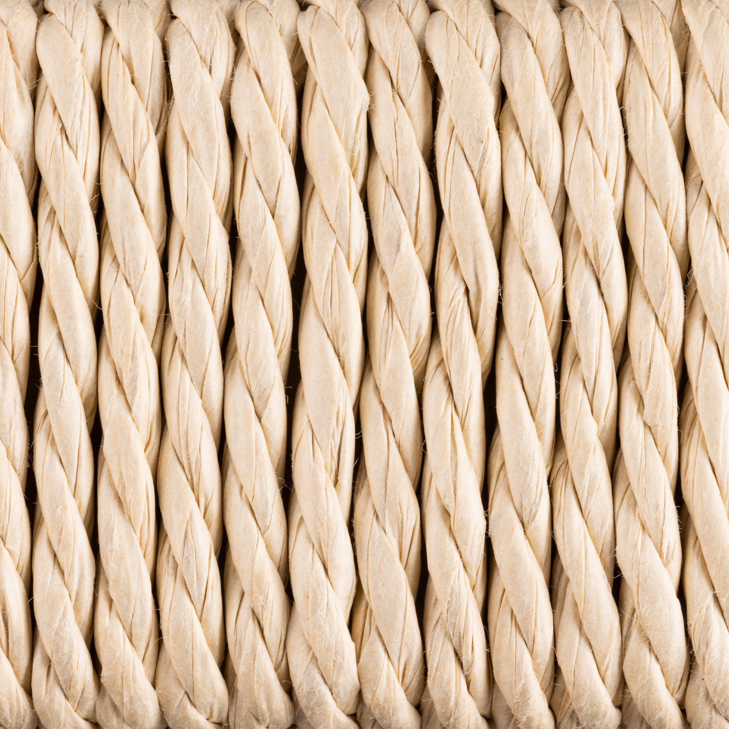 Alvin Weaved Stool in Off White