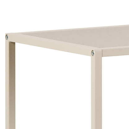 Seaford Wide Grey Steel Bookcase With 4 Grey Melamine Shelves